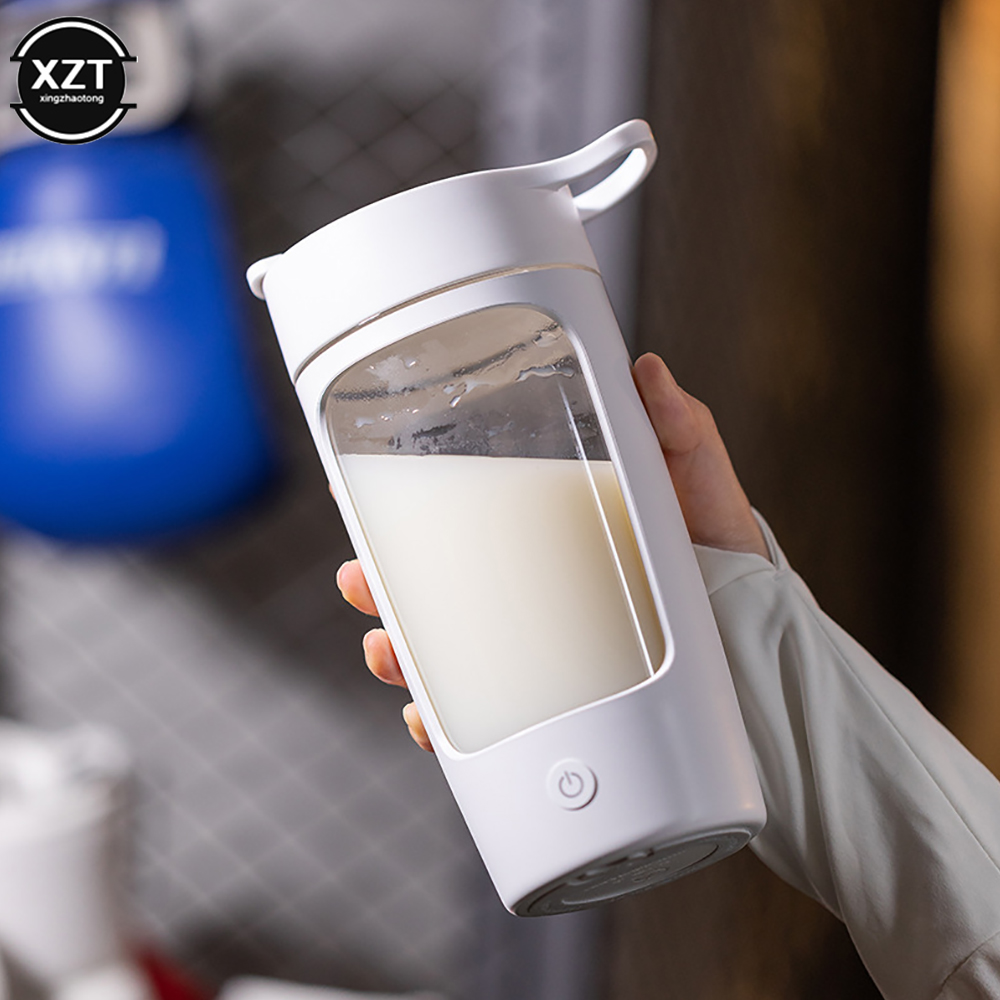 Protein Shaker Bottle - 650Ml Electric Protein Shaker Bottle USB