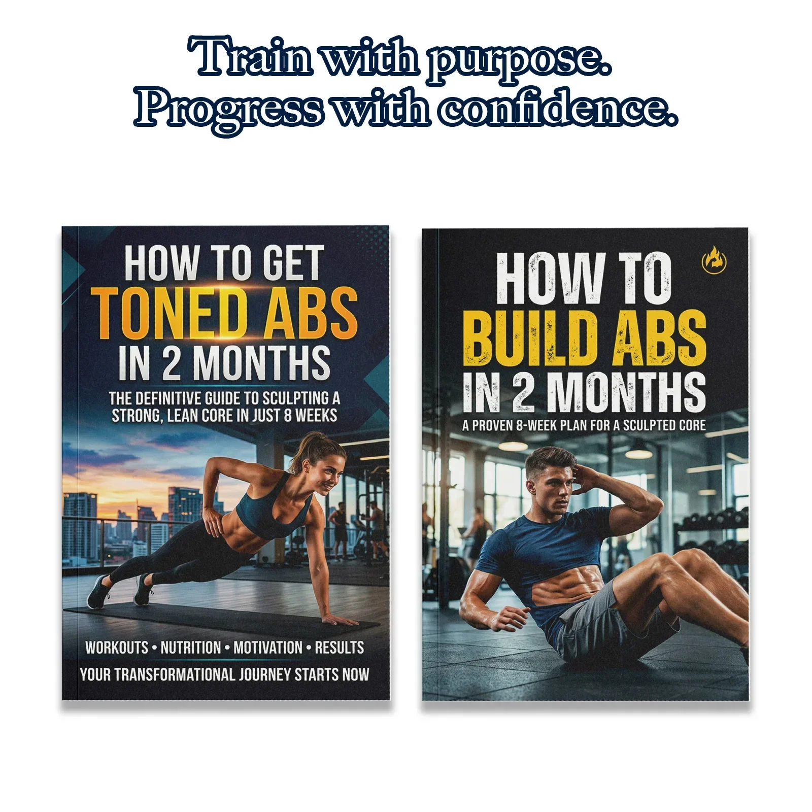 Nutrition In Fitness - 2-Book Abs Training Guide Set for