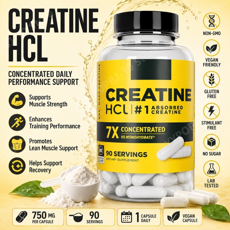 Creatine HCl 750mg 90 Capsules - Nutrition In Fitness ulasan dan harga