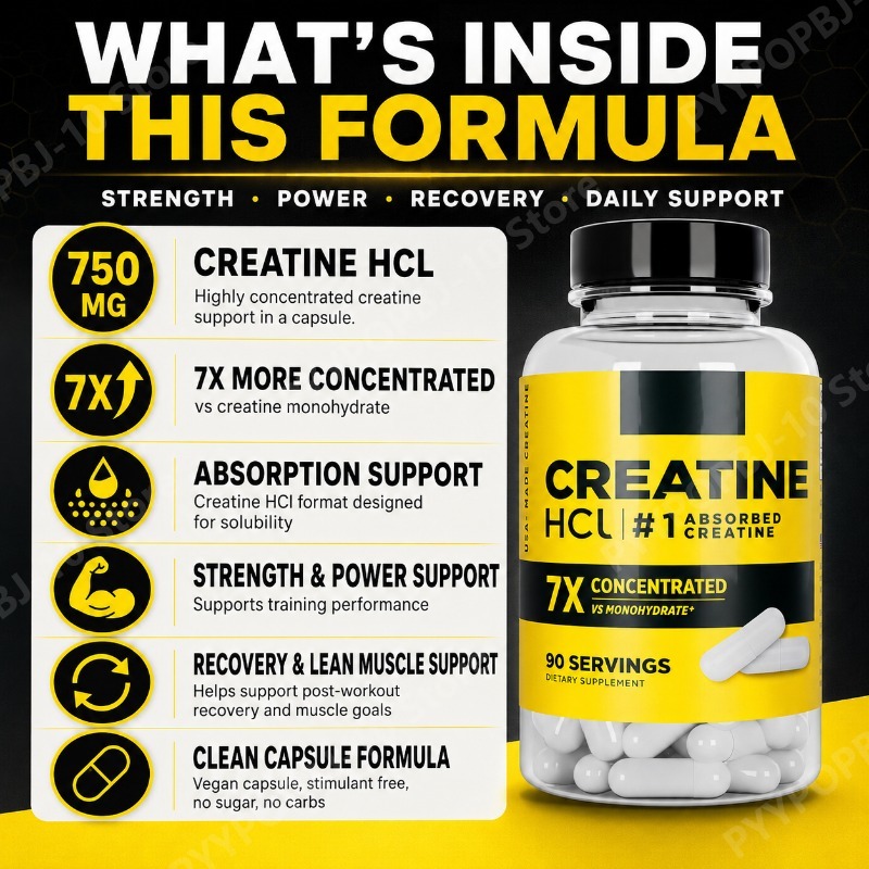 Creatine HCl 750mg 90 Capsules - Nutrition In Fitness ulasan dan harga