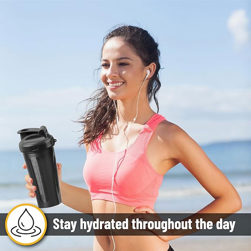 600ml Shaker Bottle 20 Oz Prot - Protein Shaker Bottle ulasan dan harga