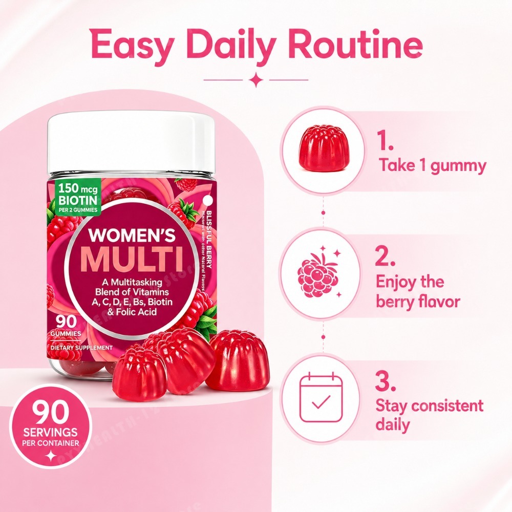 Women's Multivitamin Gummies 9 - Multivitamin Gummy Adult ulasan dan harga