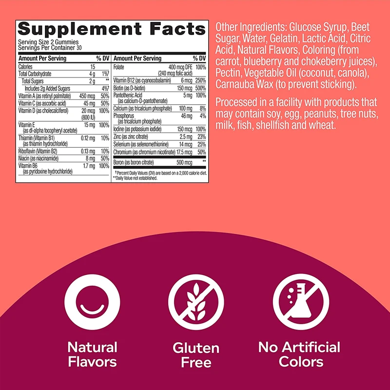 Women's Multivitamin Gummies - - Multivitamin Gummy Adult ulasan dan harga