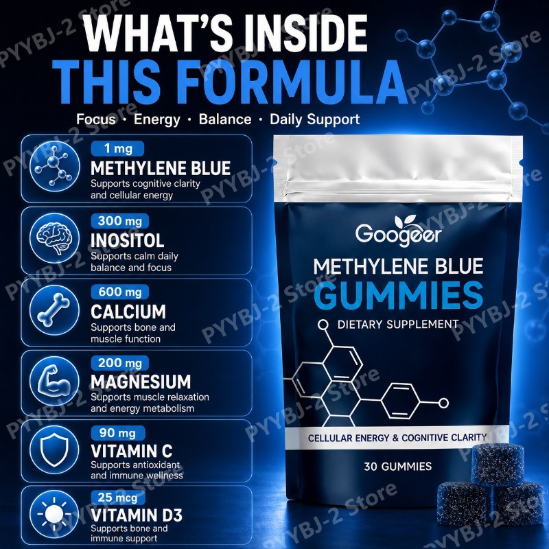 Methylene Blue Gummies 30 Coun - Multivitamin Gummy Adult ulasan dan harga