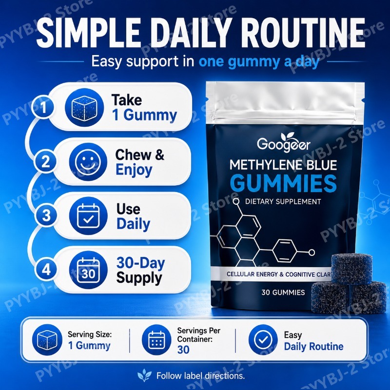 Methylene Blue Gummies 30 Coun - Multivitamin Gummy Adult ulasan dan harga