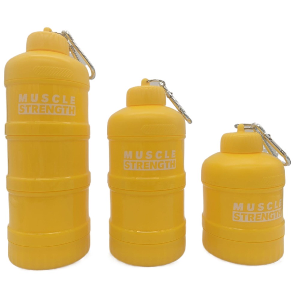 1/2/3-layer Portable Protein P - Protein Shaker Bottle ulasan dan harga
