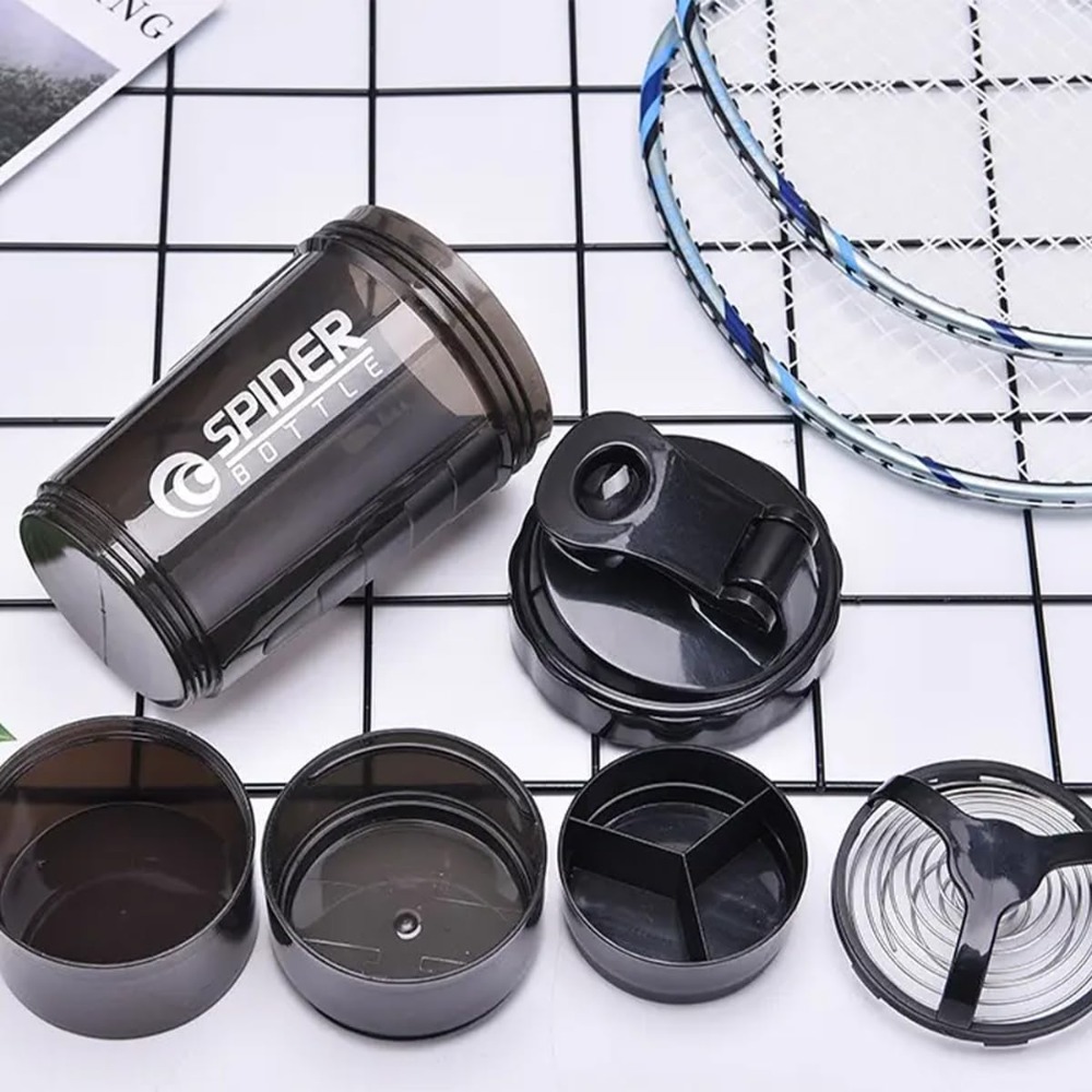 3 Layers Shaker Protein Bottle - Protein Shaker Bottle ulasan dan harga