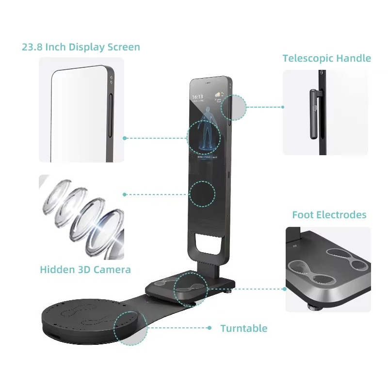 Smart Fitness Mirror Body Scan - Nutrition In Fitness ulasan dan harga
