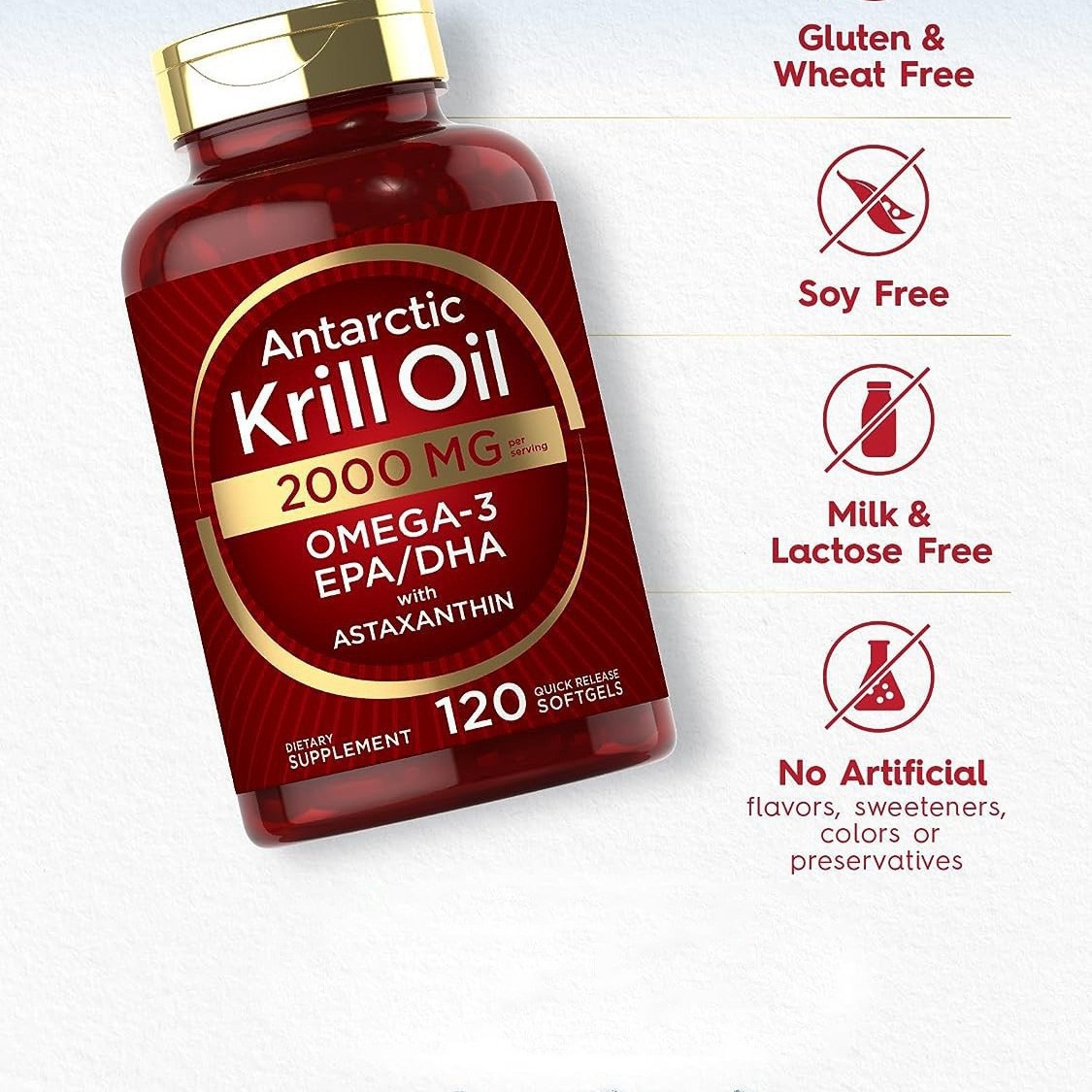 Krill oil soft capsules supple - Nutrition In Fitness ulasan dan harga