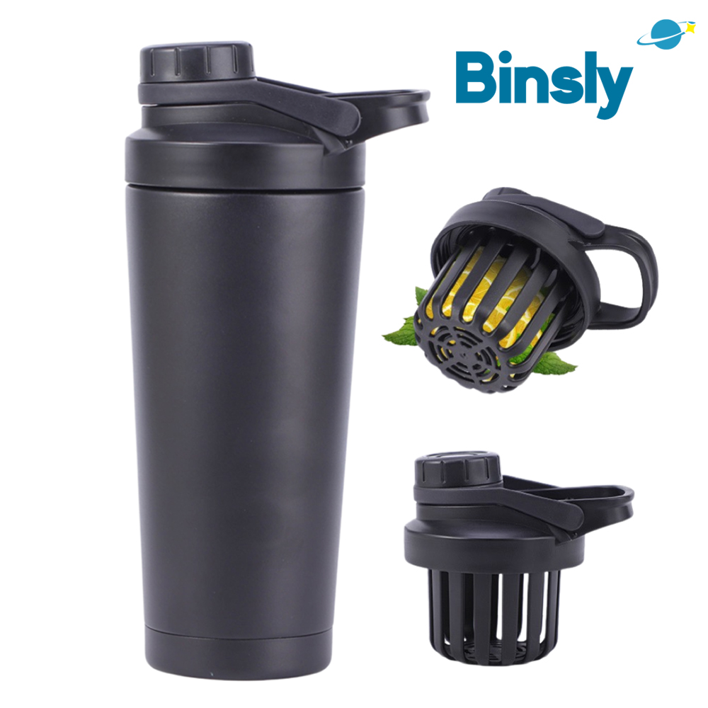Portable 25oz Stainless Steel  - Protein Shaker Bottle ulasan dan harga