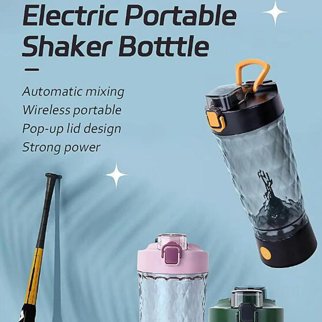 700ml Electric Protein Powder  - Protein Shaker Bottle ulasan dan harga